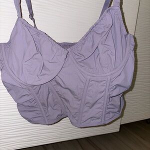 Lavender Women's corset tank